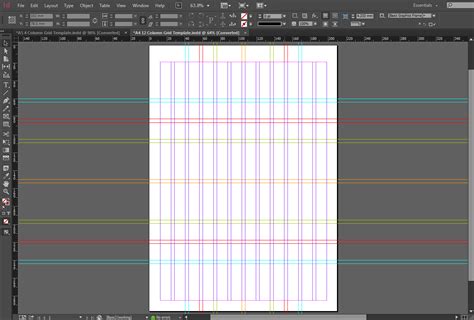 Indesign Grid Template